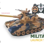 Multifunction Electric Rc Tank Toy 9 Directional Control With Led Lights And Sound Effects For Kids Boys Gift Remote Vehicle