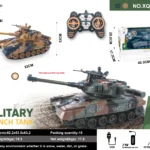 Multifunction Electric Rc Tank Toy 9 Directional Control With Led Lights And Sound Effects For Kids Boys Gift Remote Vehicle