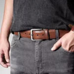 Wholesales Paul's Genuine Vintage Retro Fashion Business Casual Dress Belt For Men & Seniors Alloy Pin Buckle