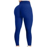Customized High Quality Women's Yoga Leggings Bubble Exercise Leggings High Waist Yoga Pants Wholesale Trendy Workout Pants
