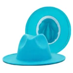 High Quality Cheap Fashion Custom Printed Blank Adult Design Your Own Men Wide Brim Fedora Hats