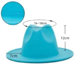 High Quality Cheap Fashion Custom Printed Blank Adult Design Your Own Men Wide Brim Fedora Hats