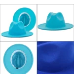 High Quality Cheap Fashion Custom Printed Blank Adult Design Your Own Men Wide Brim Fedora Hats