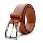 Men's Alloy Pin Buckle Cow Hide Solid Pattern Casual Business Versatile Trendy Cross-border Foreign Trade Best-selling Belt