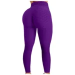Customized High Quality Women's Yoga Leggings Bubble Exercise Leggings High Waist Yoga Pants Wholesale Trendy Workout Pants