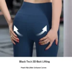 Wholesale Yoga Pants European American Cross-border Peach High-waisted Mesh Patchwork Full-length Spandex/polyester Leggings